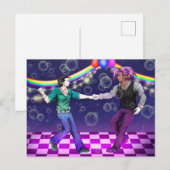 Dancing Pride Couple Briefkaart (Voorkant / Achterkant)