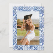 Dancing Queen Disco Ball Class of 2026 Graduation Aankondiging (Achterkant)