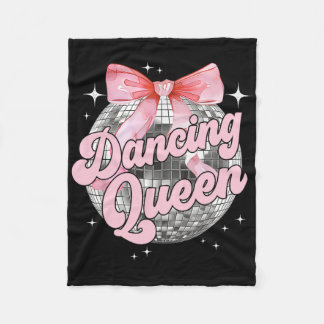 Dancing Queen Shirt Dancing 70s 80s Vrouwen Meisje Fleece Deken
