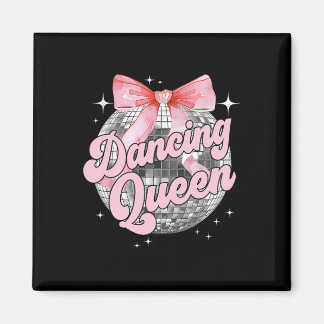 Dancing Queen Shirt Dancing 70s 80s Vrouwen Meisje Magneet