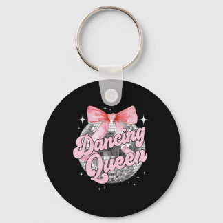 Dancing Queen Shirt Dancing 70s 80s Vrouwen Meisje Sleutelhanger