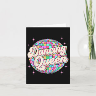 Dancing Queen Shirt Dancing jaren '70 jaren '80 Vr Kaart