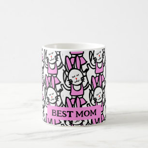 Dancing Rabbit Mok, Gepersonaliseerde Moederdag Gi Koffiemok