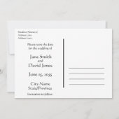 Dancing Save the Date Mariage Faire-part (Dos)