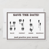 Dancing Save the Date Mariage Faire-part (Devant)