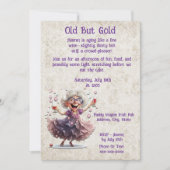 Dancing Senior Lady-Fun Milestone Celebration Kaart (Voorkant)