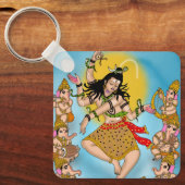 Dancing Shiva Keychain (Voorkant)
