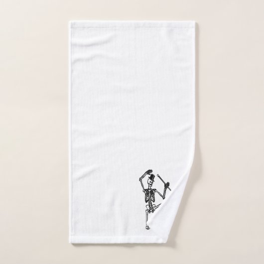 Dancing Skeleton (Serviette à main)