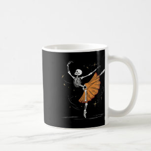 Dancing Skeleton Byllerina Byllet Dance Halloween Koffiemok