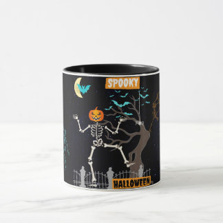 Dancing Skeleton Coffee Cup Mok