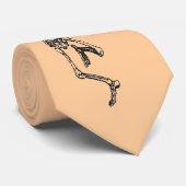 Dancing Skeleton Halloween Cravate (Roulé)