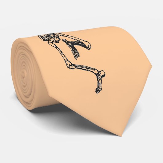 Dancing Skeleton Halloween Cravate (Roulé)