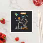 Dancing Skeleton Halloween Papieren servetten (Insitu)