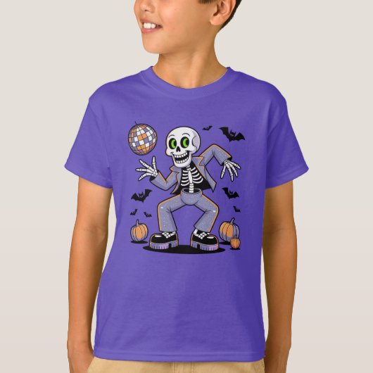 Dancing Skeleton Halloween Party Sweatshirt (Voorkant)