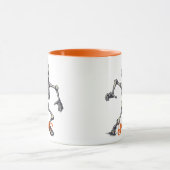 Dancing Skeleton Mug - Fun Éffrayant Halloween Vib (Centre)