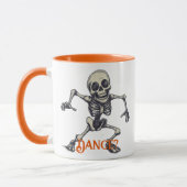 Dancing Skeleton Mug - Fun Éffrayant Halloween Vib (Gauche)