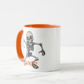 Dancing Skeleton Mug - Fun Éffrayant Halloween Vib (Devant gauche)
