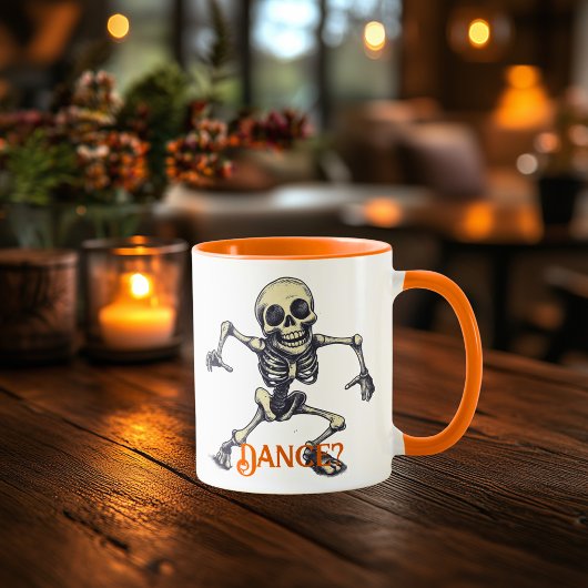 Dancing Skeleton Mug - Fun Éffrayant Halloween Vib