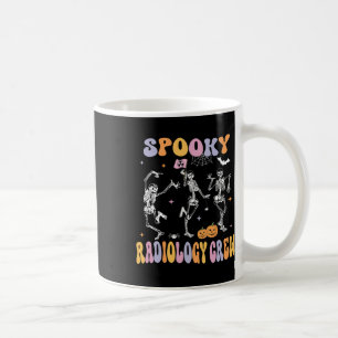Dancing Skeleton Spooky Radiology Crew X-ray Tech Koffiemok