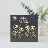Dancing Skeletons Costume Party | Invitation (Debout devant)