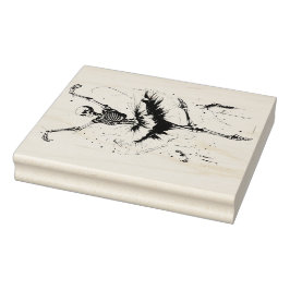 Dancing Skeletons Rubber Stamp Rubberstempel