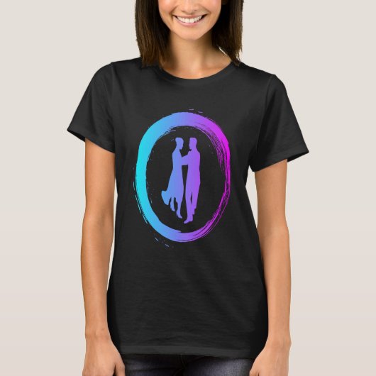 Dancing standard dance dance school couple dances  t-shirt (Voorkant)