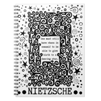 Dancing STAR quote van Nietzsche Notitieboek