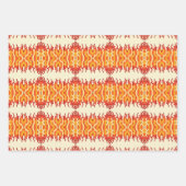 Dancing Sunburst Pop van kleur Abstracte kunst Inpakpapier Vel (Voorkant 3)