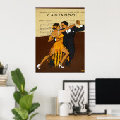 Dancing Tango Couple Poster (Bureau à domicile)