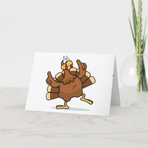 *DANCING TURKEY* HAPPY IT IS "UW GROTE DAG" KAART