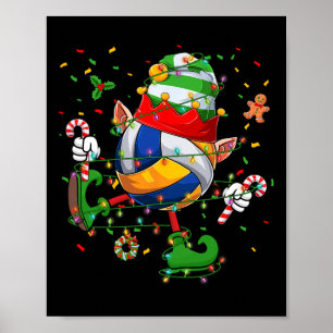 Dancing Volleybal Elf Pet Scue SS Schattige SSS Poster