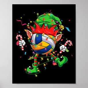 Dancing Volleybal Elf Pet Scue SS Schattige SSS Poster