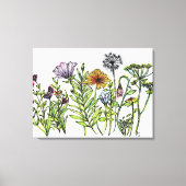 Dancing Wildflowers Canvas Afdruk (Voorkant)