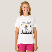 Dancing With Ghost Since Midnight | Funny t shirt (Voorkant volledig)