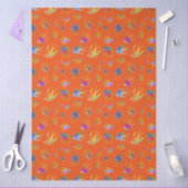 Dancing with the Wind against a Hot Summer Sunset Tissuepapier (Craft)