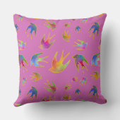 Dancing with the Wind on a Hazy Summer Horizon Kussen (Achterkant)