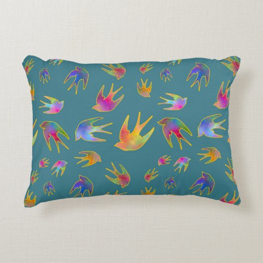 Dancing with the Wind on a Tranquil Twilight Accent Kussen (Voorkant)