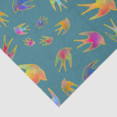 Dancing with the Wind on a Tranquil Twilight Tissuepapier (Detail)