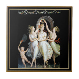 Dancing Women Tile Tegeltje