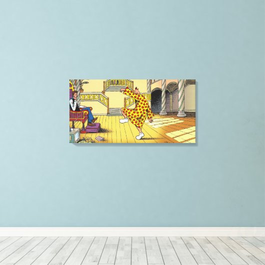 Dancing Zippy Canvas (Insitu (Houten vloer))