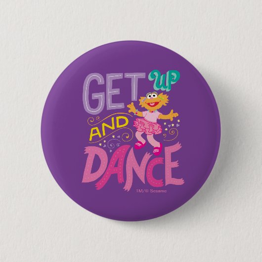 Dancing Zoe Ronde Button 5,7 Cm (Voorkant)