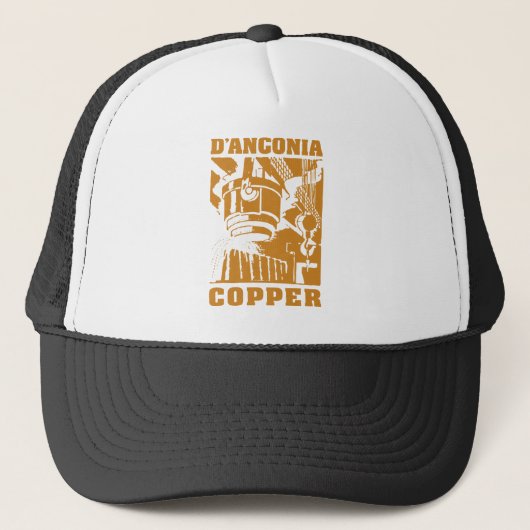 d'Anconia Copper/Copper Logo Trucker Pet (Voorkant)