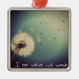 Dandeliefwas Metalen Ornament