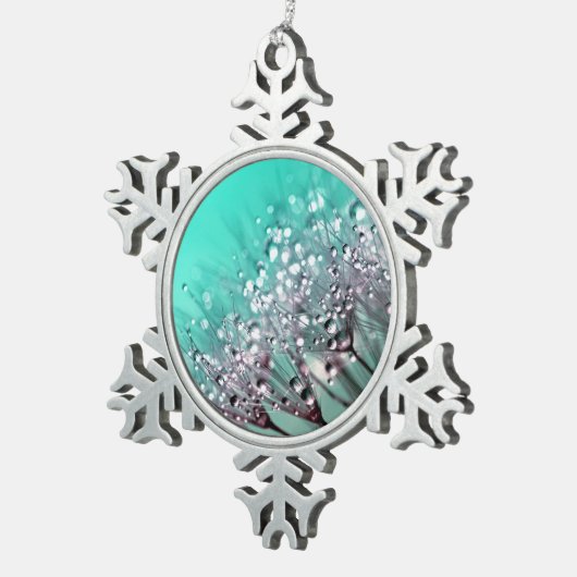 Dandelion_2015_0701 Tin Sneeuwvlok Ornament (Rechts)