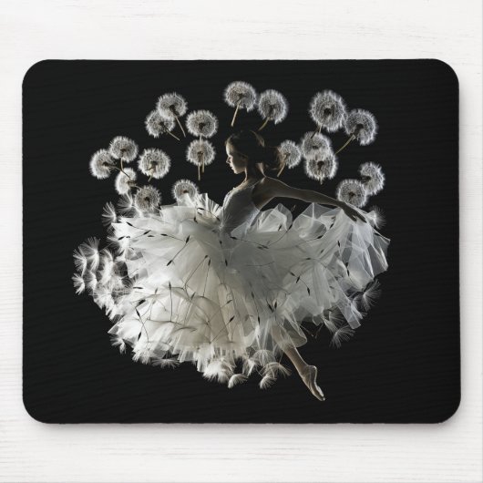 Dandelion Ballet Dancer Surreal Beauty #1 Muismat (Voorkant)