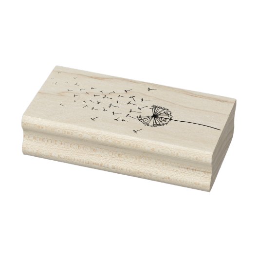 Dandelion-bemoedigende vormgeving 	rubberstempel (Stempel)