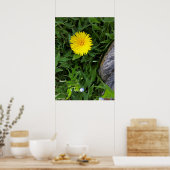 dandelion bij rock poster (Keuken)