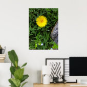 dandelion bij rock poster (Thuiskantoor)
