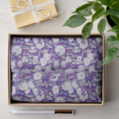 Dandelion Bloom Summer Flowers Floral Pattern Blau Tissuepapier (Geschenk)