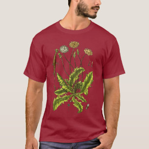 Dandelion Botanische illustratie T-shirt